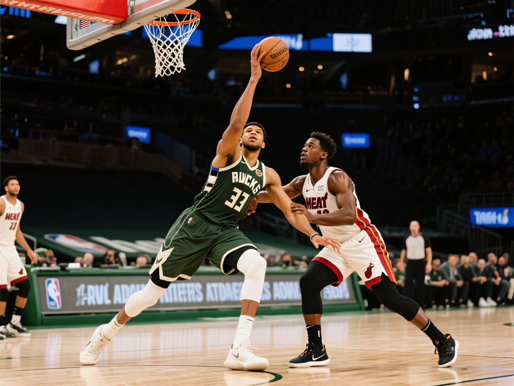 雄鹿加时制胜热火迎三连胜,字母哥三双力压阿德巴约出彩表现 字母哥与阿德巴约的对决是本场比赛最大看点