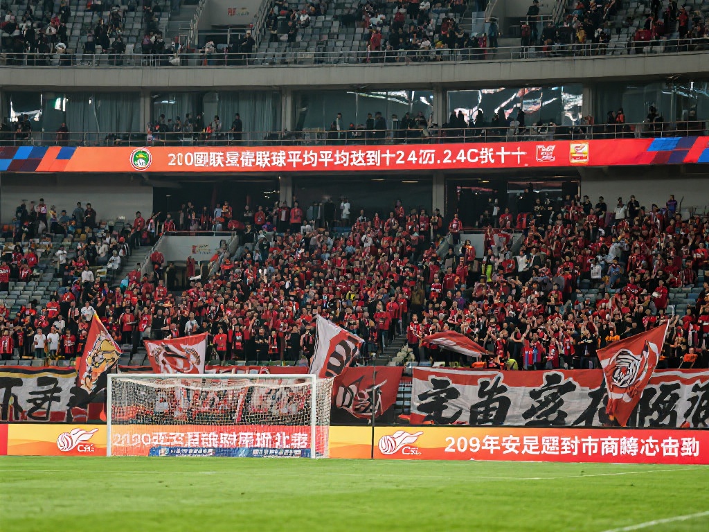 超5万球迷涌入工体,中超第4轮平均观赛人数达2.4万,彰显深厚球迷文化 本轮中超平均场均观众人数达到2.4万人,
